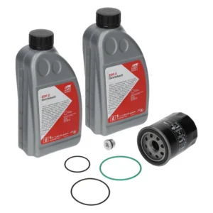 Tesla Model 3 and Model Y drive unit oil and filter service kit with transmission fluid and filter