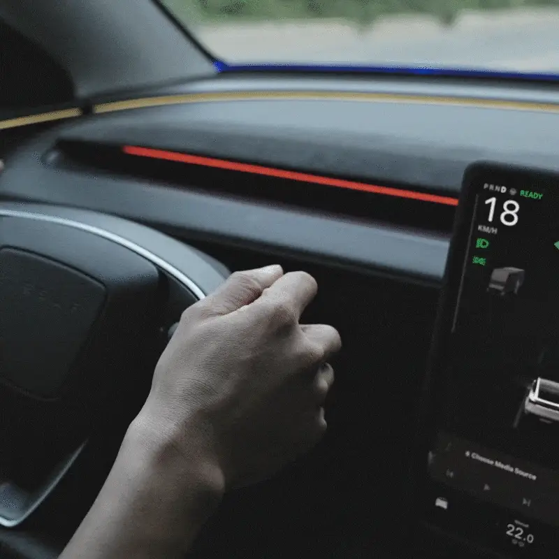 Streamer Ambient Light LED Strip Light With Blind Spot Detection