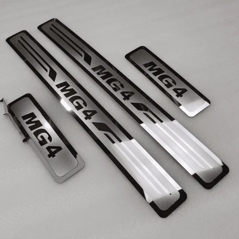 MG4 Door Sill Protectors MG4 Door Sill Protectors - Chrome