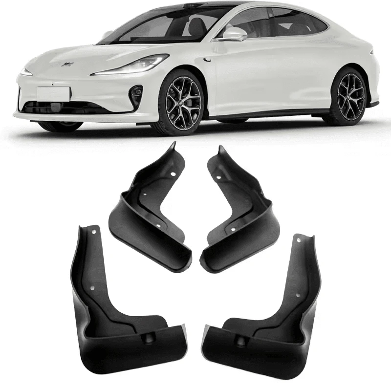 MG IM5 Mud Flaps next to car