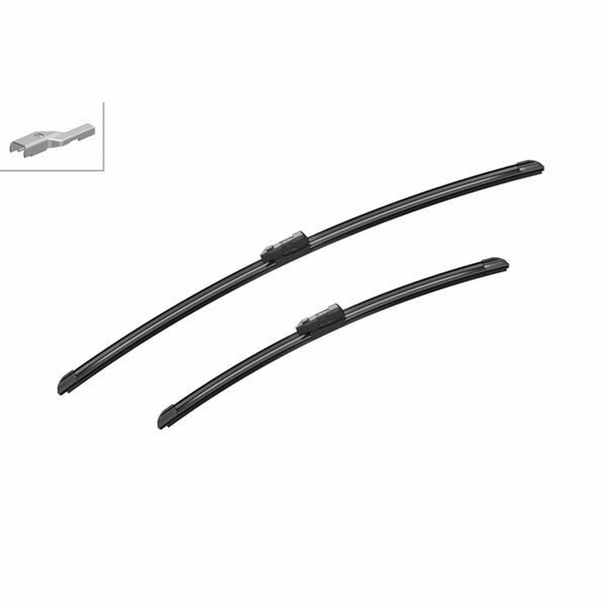 Model Y Wiper Blades Set Have one to sell? Sell it yourself BOSCH AeroTwin Flat Windscreen Wiper Set 650:475mm A871S