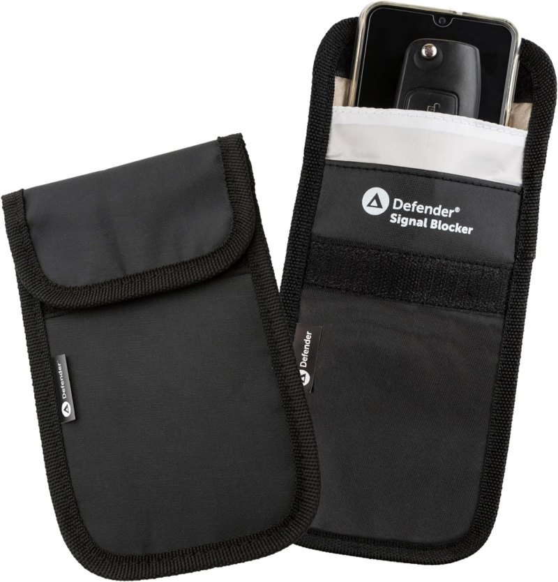 defender signal blocker faraday pouch car key theft protection uk