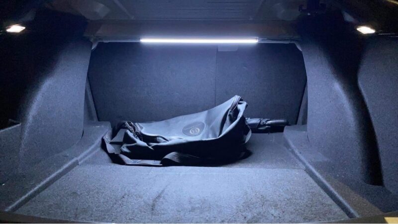 tesla Model 3 boot LED strip