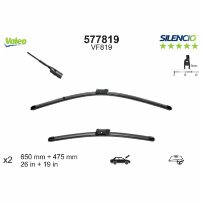 VF819 Silencio Flap Wiper Blade