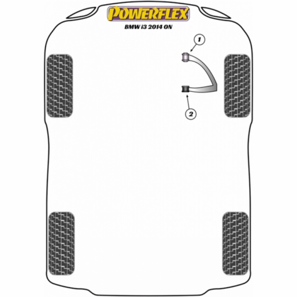 BMW i3 Front Wishbone Bushes PFF5-8001 PFF5-8002