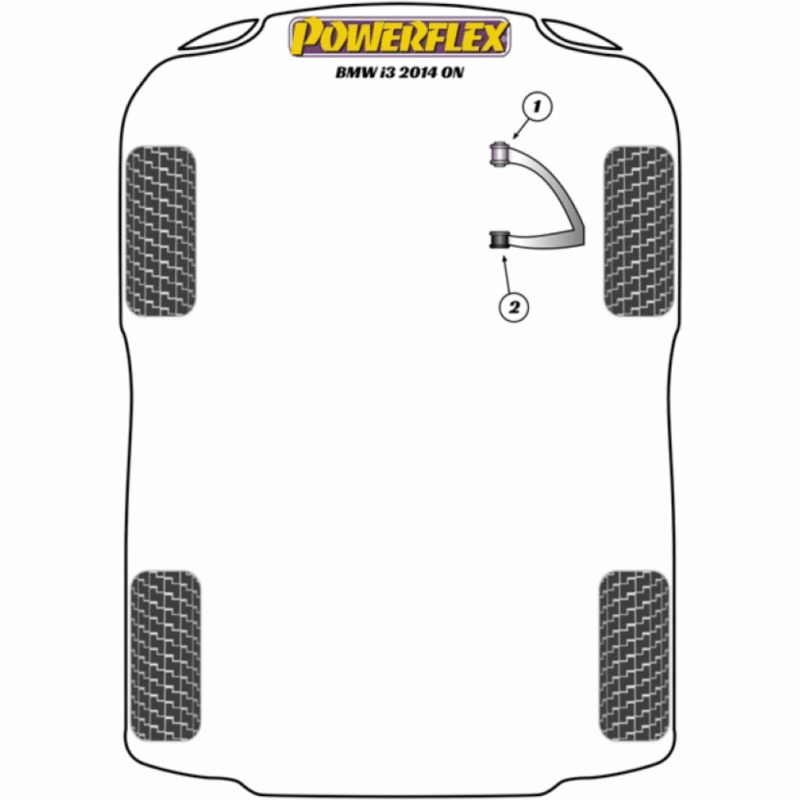 BMW i3 Front Wishbone Bushes PFF5-8001 PFF5-8002