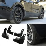 Tesla Model Y Mud Flaps - Matte Black