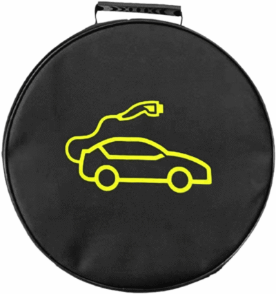 EV Charging Cable Bag with yellow car logo