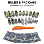 Nissan Leaf LED Interior Lighting Pack