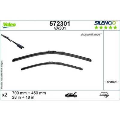 Tesla Model X Wiper Blade Set Valeo Silencio VA301 572301