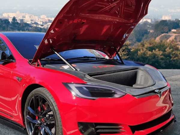 Model S Service Kit Image model s with frunk open