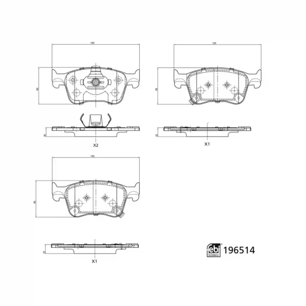 MG4 Front Brake Pads | Quality Replacement for MG4 EV