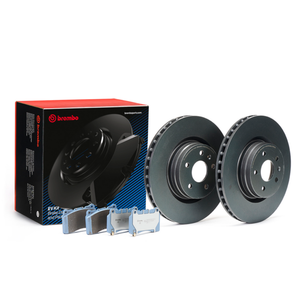 BREMBO KT 08 021 Brake discs and pads set for TESLA MODEL S, MODEL X