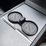 Tesla Model 3:Y Cup Holder Insert Coaster Tray black