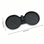 Tesla Model 3:Y Cup Holder Insert Coaster Tray in Black with sizes