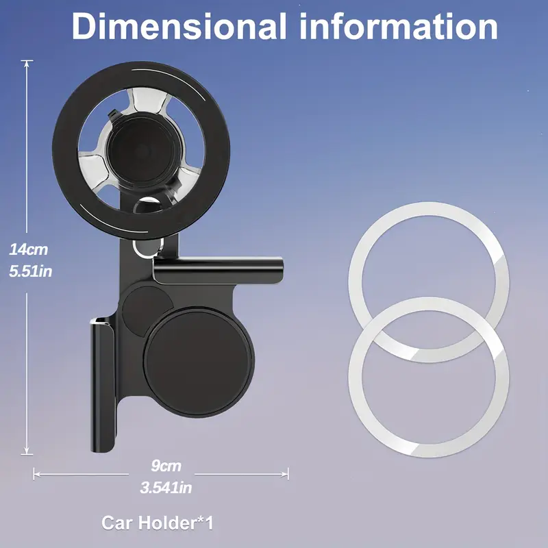 Tesla Model 3:Y Magnetic Car Phone Holder with Multi-Angle Adjustment 2