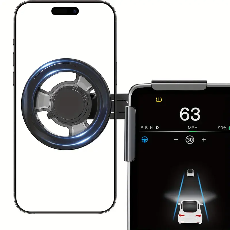 Tesla Model 3 Y Magnetic Car Phone Holder with Multi-Angle Adjustment Tesla Model 3 Y Magnetic Car Phone Holder with Multi-Angle Adjustment