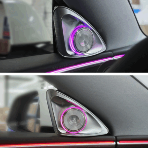 Tesla Model 3 Y Rotating Speaker 4D Audio Tweeter With LED Ambient Lighting