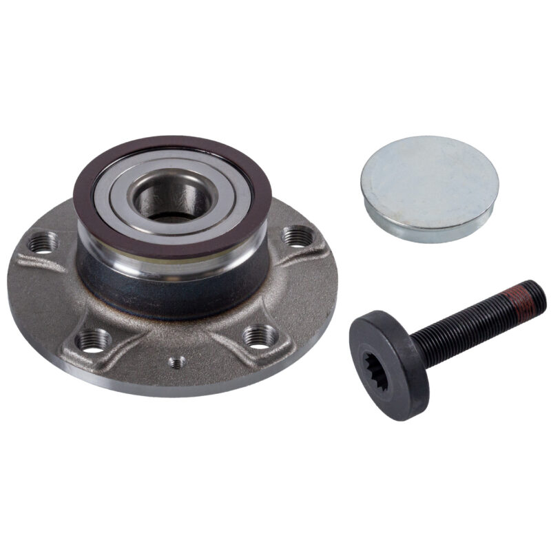mg5 mg zs vw e-golf rear wheel bearing kit with hub abs sensor ring febi 40659